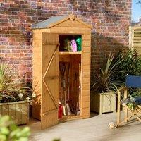 Rowlinsons Shiplap Apex Tall Store - Timber - L63.5xW99xH191 cm - Presure treated in Brown