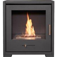 OKO Bio Ethanol Fires S3 Bio Ethanol Stove in Charcoal Grey