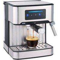 HOMCOM Espresso Machine, 20-Bar, 1.6 L Tank, LED Touch, Black