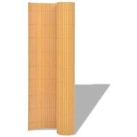 Berkfield Home Garden Fence Double-Sided PVC 150x500 cm Yellow