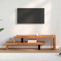 Berkfield Home TV Stand Solid Acacia Wood in Brown