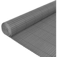 Berkfield Home Durable Double-Sided Garden Fence 110x400 cm Grey