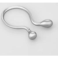 Georg Jensen Stainless Steel Space Keyring 3584883 in Silver | Size: A