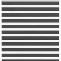 Berkfield Home Zebra Blind Black 150x150 cm Fabric Width 145.9 cm Polyester