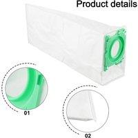 FLAVORA 20X Bags For Sebo Airbelt K1 Komfort Vacuum Cleaner in White | Size: 0.5m x 1m