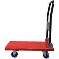 SPETLEK Folding Platform Trolley Hand Truck in Red