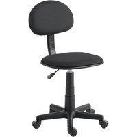 KORVIXA Small Office Chair, Computer Desk Chair in Black | Size: 100 cm x 100 cm