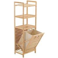 KORVIXA Tilt Out Laundry Storage Basket in Natural | Size: 800mm