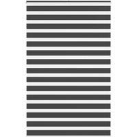 Berkfield Home Zebra Blind Black 150x200 cm Fabric Width 145.9 cm Polyester