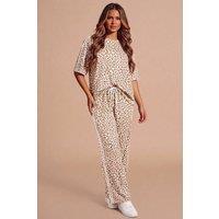 Femme Luxe Women's Oversized Loungewear Set With Side Stripe Detail | Size: 14-16