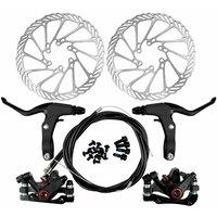 FLAVORA Mechanical Bike Disc Brake Set Bicycle Brakes in Black | Size: 0-12 m