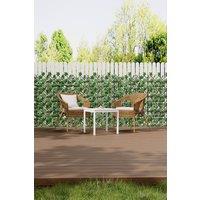 Garden Sanctuary Grape Leaf Artificial Hedge Panel in Green