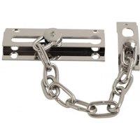 SPETLEK STRONG SECURITY DOOR CHAIN+SCREWS in Silver