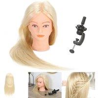 SPETLEK Hairdressing Styling Mannequin Doll Salon Training Hair Clamp in Gold | Size: 100g