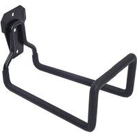 Kelvenix 2x Wall Mount Metal Garden Hose Pipe Hanger Holder in Black | Size: 1000mm