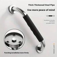 FLAVORA 1PC-50cm 304 Stainless Steel Bathroom Safety Bar in Silver