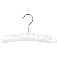 PAWNORA 10PCS White Padded Satin Clothes Hangers 10pcs