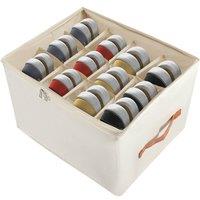 PAWNORA Foldable Shoe Storage Box 1pc in White