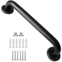 PAWNORA 1PC Anti Slip Shower Grab Handle, Stainless Steel Bath Grab Bar in Black