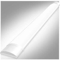 NESTLUNE LED Batten Tube Light Linear 1200mm Slimline Panel Ceiling in White