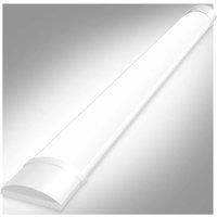 NESTLUNE 4FT LED Batten Tube Light Linear 120cm Slimline Panel Ceiling in White