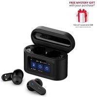 Philips TAT6000 True Wireless Earbuds with Smart Charging Case Touch Controls in Black