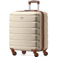 Flight Knight 56x45x25cm EasyJet (Paid), BA & Jet2 Large Hard Cabin Carryon Suitcase in Nude