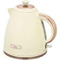 HOMCOM Electric Kettle, Fast Boil, 1.7L, 3KW, Swivel, Auto Shut-off, Beige