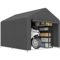 Kelvenix 6.6 x 7.8ft Garden Storage Shed Door, Dark Grey | Size: 100 cm x 100 cm