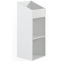 SPETLEK 2 Level Modern Vinyl Record Storage Box white