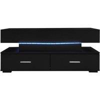 KORVIXA Coffee Table with Storage Lift Top Up in Black | Size: 100 cm
