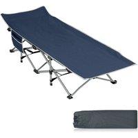 PAWNORA Folding Bed Camping Travel in Blue