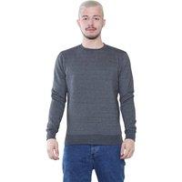 ELAINA FASHION Men's Classic Navy Sweatshirt - Casual Comfort & Stylish Fit in Black | Size: Large