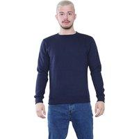 ELAINA FASHION Men's Classic Navy Sweatshirt - Casual Comfort & Stylish Fit | Size: Small