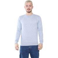 ELAINA FASHION Men's Classic Navy Sweatshirt - Casual Comfort & Stylish Fit in Light Grey | Size: Medium