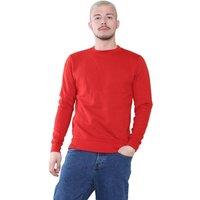 ELAINA FASHION Men's Classic Navy Sweatshirt - Casual Comfort & Stylish Fit in Red | Size: Medium
