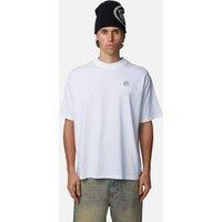 Good For Nothing Men's Relaxed Monogram Tee in White | Size: Large