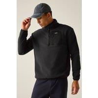 Regatta Men's Frankie Half Zip Fleece in True Black | Size: 4XL