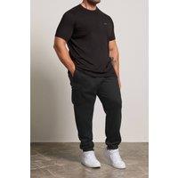 BadRhino Men's Essential Cargo Joggers in Black | Size: Large