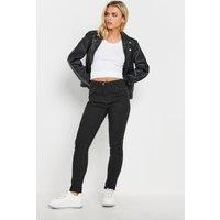 PixieGirl Women's Petite Skinny Jeans in Black | Size: 8