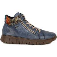 Rieker Women's 'Oxbridge' Ankle Boots in Blue | Size: 6