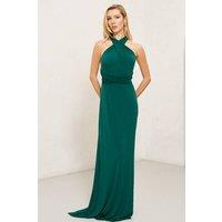 TFNC London Women's Multi Way Forest Green Maxi Dress | Size: 6
