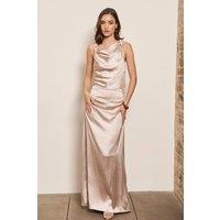 TFNC London Women's Tully Champagne Skirt in Cream | Size: 8