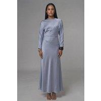 TFNC London Women's Natasha Blue Maxi Dress | Size: 12