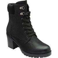 Lotus Women's 'Gene' Heeled Ankle Boots in Black | Size: 7