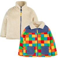 Frugi Blazey Reversible Fleece Jacket | Size: 2-3 Years