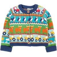 Frugi Robyn Fairisle Cardigan | Size: 4-5 Years