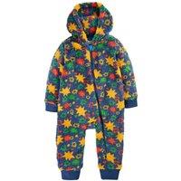 Frugi Boy's Cosy Ted Snuggle Suit in Blue | Size: 9-12 m