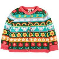 Frugi Girl's Robyn Fairisle Cardigan | Size: 1-2 Years