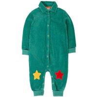 Frugi Coombe Cord Romper in Green | Size: 9-12 m